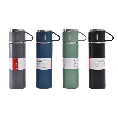 China Hot And Cold Flask Vacuum Business 304 Double Wall Gift Set Thermos Stainless Steel For Christmas Business Gift Custom Logo for sale