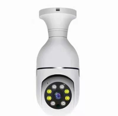 China 2022 smart human motion tracking security new 360 degree cctv network camara light wifi bulb camera for sale