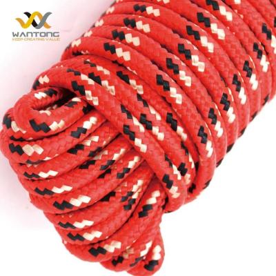 China Activity Camping PP Diamond Braid Polypropylene Rope 3/8