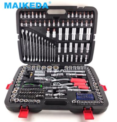 China Truck Repair and Multifunctional Mechanic Hot Selling Box Kit Car Repair Tool Set Heavy Machinery Wrench 215pcs Combination Wrench Socket for sale