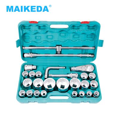 China High Quality Heavy Duty Repair Socket Set, Durable Truck Socket Wrench Tools, 26pc 3/4