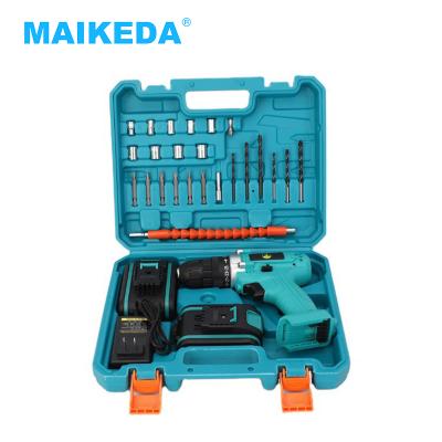 China 2021 Cordless Repair Drill 25V Li-ion Battery Woodworking Power Drill Set for sale