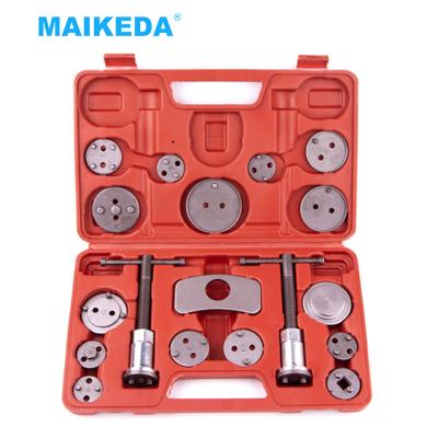 China high quality 18 pc warranty disc brake caliber wind back tool Austomotive Tools Kit 32*20*4.5cm for sale