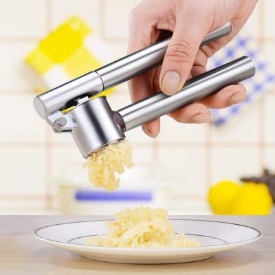 China Professional Sustainable Easy Clean Vigorous Garlic Crusher Heavy Duty Stainless Steel Garlic Presser Food Grade Garlic Meat Grinder for sale