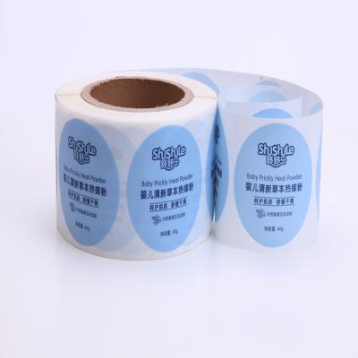 China Customized Customized Hot Selling Waterproof Vinyl Printing Adhesive Stick White Packaging Label for sale