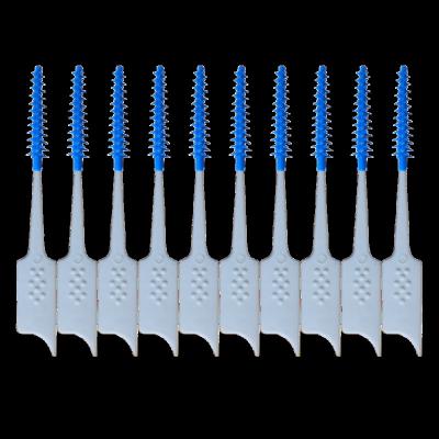 China Softer& 2022 Flexible Strip High Quality Oral Care Soft Pick Teeth Cleaning Silicone Tooth Picks Flexible Interdental Brush for sale