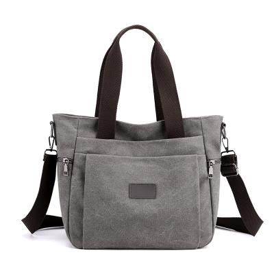 China Fashion Designer Canvas Tote Bag High Quality Bags Women Canvas Handbags Ladies Brand for sale