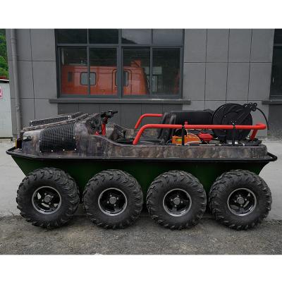 China Rescue Gasoline Engine 8x8 Amphibious Atv All Terrain Vehicle For Mountain for sale