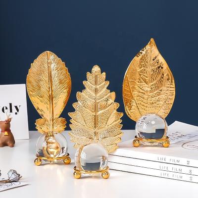 China Europe decoration metal crafts gold leaf for sale