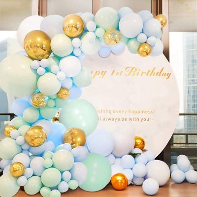 China Modern Blue Balloons Arch Baby Blue Balloons for sale