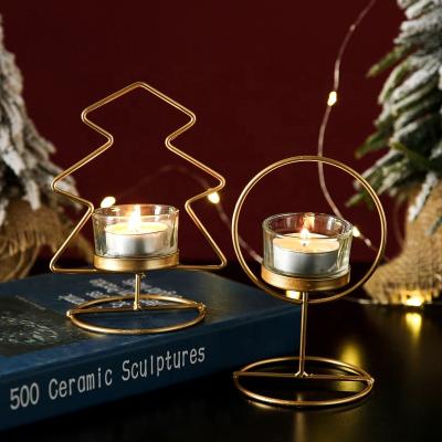 China Europe Metal Crafts Mini Metal Tealight Candle Holder Gold Metal Candle Holder for sale