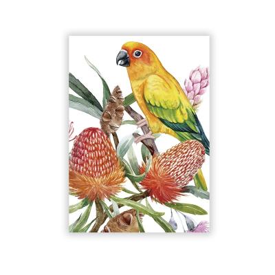 China Modern Animal Paintings Wall Art Paintings Bird Canvas Painting 3D Art On Canvas for sale