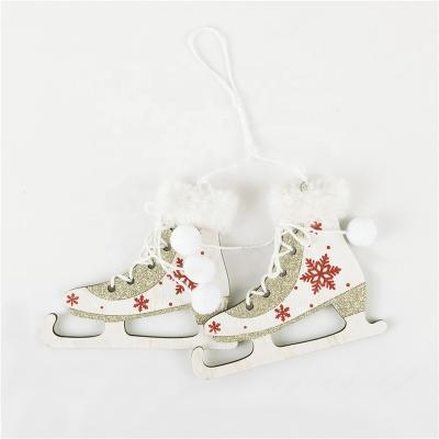 China Christmast Ornament Christmas 2 Piece Skater Ornament Hanging Hanging Decoration for sale