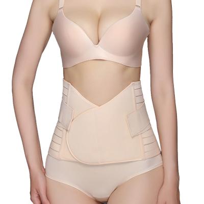 China Breathable 3329 Postpartum Belly Belt Waist Trainer Bandage Girdle Women Shaper Band Body Building Slimming Corset for sale