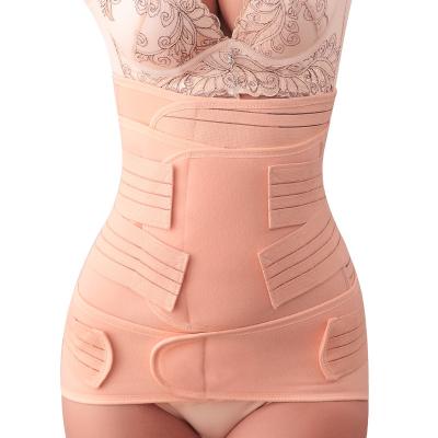 China Breathable 1680 3 Pieces/Set Postpartum Maternity Bandage Women Support Band Shapewear Slimming Belt Belly for sale