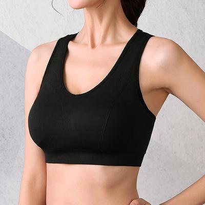 China Breathable Y888 Sport Bra Underwear Bralette Push Up Women Lingerie Seamless Top Invisible Without Underwire Yoga Fitness Gym Customized for sale