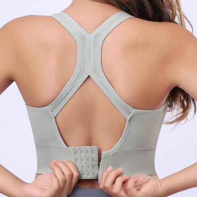 China Breathable 6133 Women's Sports Bra Fitness Sexy Crop Top Lingerie Push Up Female Sportswear Gym Sport Seamless Runninning Customized for sale