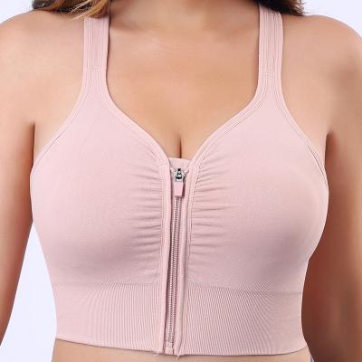 China Breathable 8133 Sports Bra Crop Top Fitness Women Sportswear Feminine Gym  Underwear Running Push Up Lingerie Yoga Workout Customized for sale