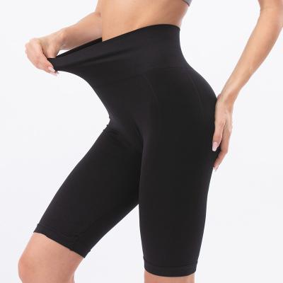 China Breathable 209 Running Shorts Seamless High Waist Sports Shorts Wholesale  Quick Dry Slimming Women Yoga Hip Lift Sportswear Workout OEM for sale