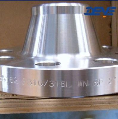 China DIN ANSI A182 F304L 316L Weld Neck WNRF Stainless Steel Flange for sale