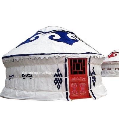 China Portable Outdoor Yurt Tents Luxury Mongolian For Four Seasons Used At Family Party Or Other Activities for sale