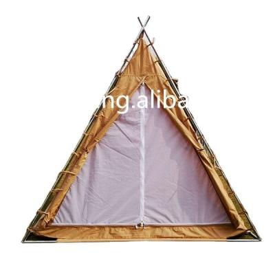 China Extended Type Triangle Teepee Camping Tent Single Layer Waterproof Tent for sale