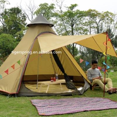 China 8.5MM aluminum alloy cheap price family high quality camping tent for sale