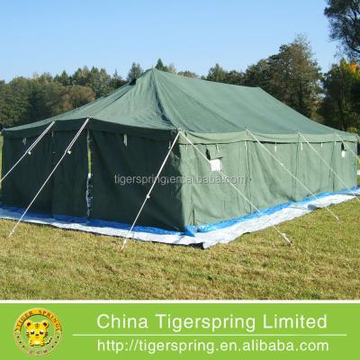 China 350gsm Anti Water Canvas Military Tent Camping for sale