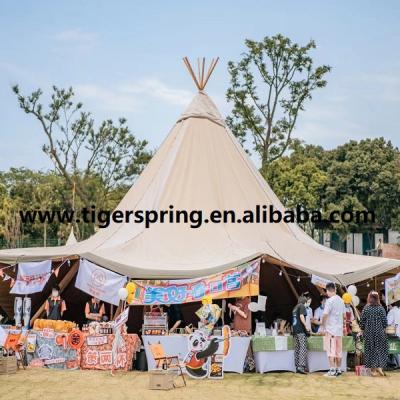 China Factory Direct Sales Music Canopy Tent Indian Outdoor Oversized Tent Luxury Glamping Extended Type Tent for sale