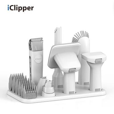 China IClipper LM1 Viable Dog Cat Grooming Vacuum Kit with 7 Grooming Tools Professional Pet Grooming Kit for sale