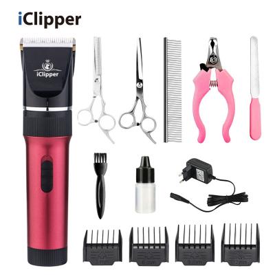 China Sustainable Pet Iclipper-P6 Electric Shaver Rechargeable Dog Hair Grooming Clippers for sale