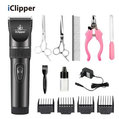 China iClipper-P7 Viable Electric Rechargeable Dog Grooming Razor Hair Cutter Machine Household Cat Hair Clippers for sale