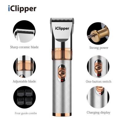 China Hot Selling Fast Pursuit Iclipper-X8 Professional Cordless Professional Salon Clipper Rechargeable Hair Trimmer Confirmed Best for sale