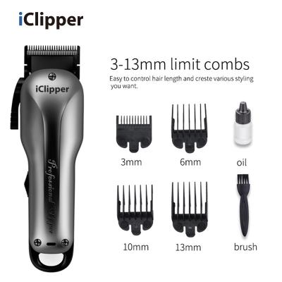 China Viable professional electric rechargeable Iclipper-Y5 battery for hair trimmer clipper for sale