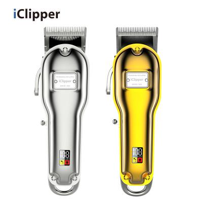 China IClipper-K5S Barber All-Metal Design High Quality Viable Online LED Display Hot Sale Electric Clipper for sale