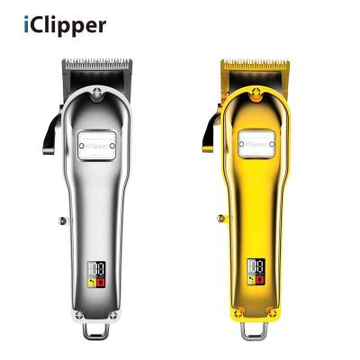 China IClipper-K2S Viable Barber Shop Use Professional Hair Clippers With LED Display Lion Battery Haircut Machine Hair Trimmer for sale