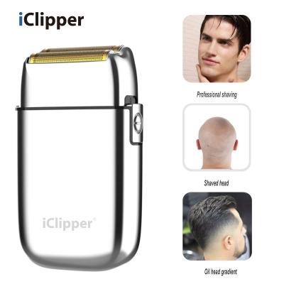 China IClipper-TX1 Metal Dual Cutter Head Multifunctional Viable Usb Men Foil Razor Electric Razor for sale