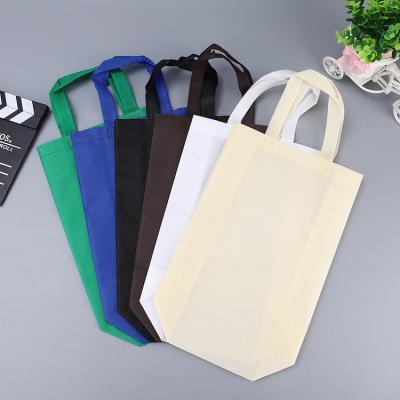 China Eco Friendly Recyclable Rpet Recycle Non Woven PP Fabric Bag Non Woven Shopping Bags With Custom Logos Printed for sale