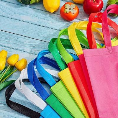 China Recyclable PP Laminated Non Woven Shopping Bag PP Nonwoven Recyclable Custom Print Non Woven Grocery Bag for sale