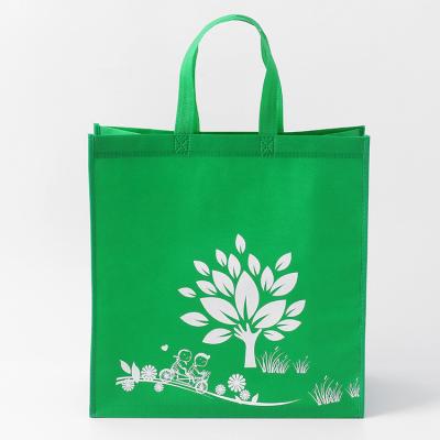 China Recyclable Cheap Non Woven Bag Custom Printed Non Woven Fabric Reusable Shopping Bag for sale