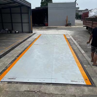 China Truck scale weighing/Weight Function DESIGN 1 3*8m 60t truck scale electron portable weigh scales for trucks weigh bridge scale heavy duty truck weighbridge for sale