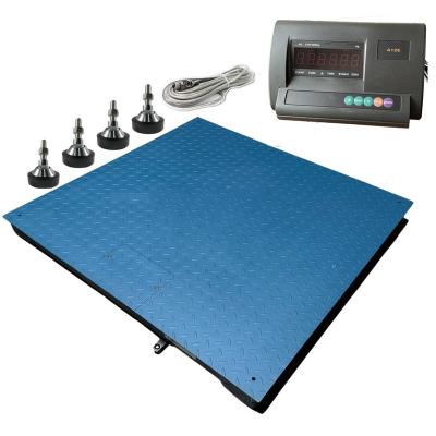 China Floor scale weighing/Weight Function Menkenic 1.5*1.5m 5ton platform scale made of stainless steel electronic platform scales for sale