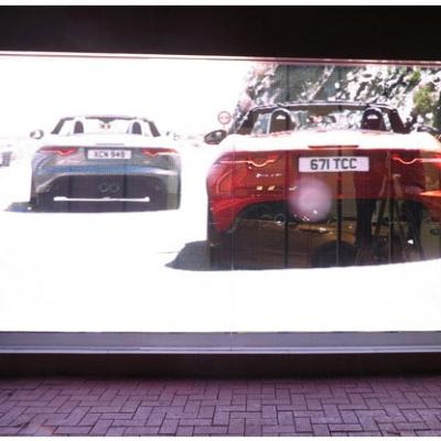 China New technology video display P3.91-P7.82 transparent glass wall led screen for sale for sale