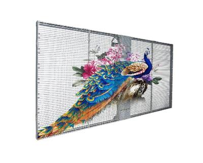 China China Factory Indoor Window Wall High Quality LED Display Lead Glass Screen with Good Price for sale