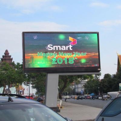 China BIG Outdoor Full Color HD Screen Outdoor/LED Video Screen P10 LED Wall/LED Display for sale