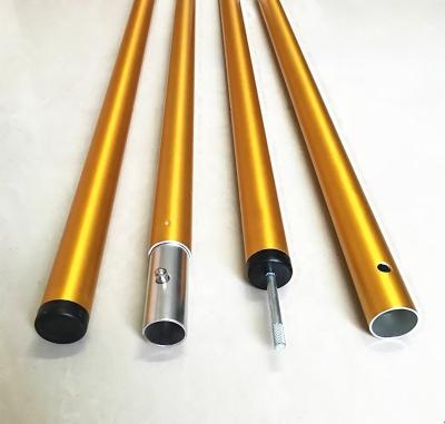 China Outdoor Telescopic Aluminum Tarp Tent Poles Combine Aluminum Pipes Camping Tent Poles Outdoor Aluminum Tent Poles for sale