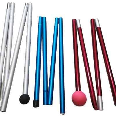 China Custom Colored Industry Tent Aluminum Pole, Anodized Aluminum Telescopic Pole, Adjustable Aluminum Pole Tent for sale