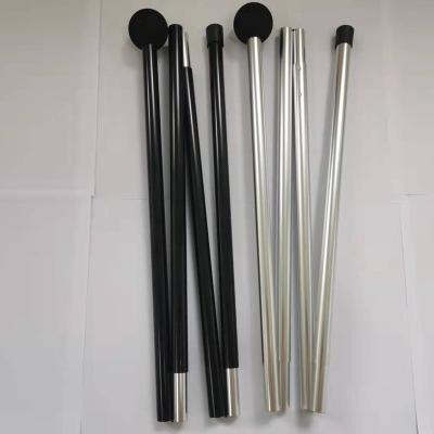 China Custom colored industry tent pole aluminum, anodized aluminum telescopic pole, adjustable aluminum pole tent for sale