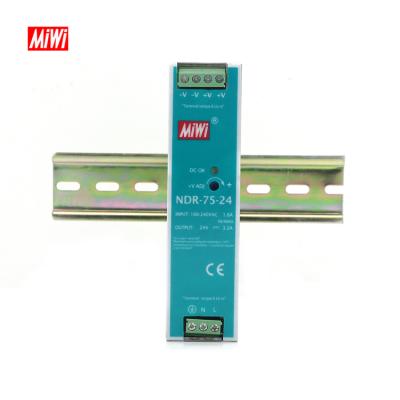 China NDR-75-48 NDR-75-48 Single Output Din Rail Switching Power Supply 75W 48v for sale