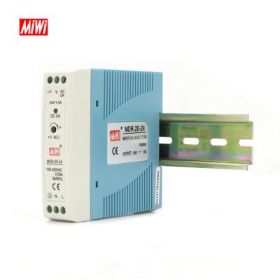 China MiWi MDR-20-12 20W 1.67A MDR-20-12 DC 12V Switching Power Supply Module for sale